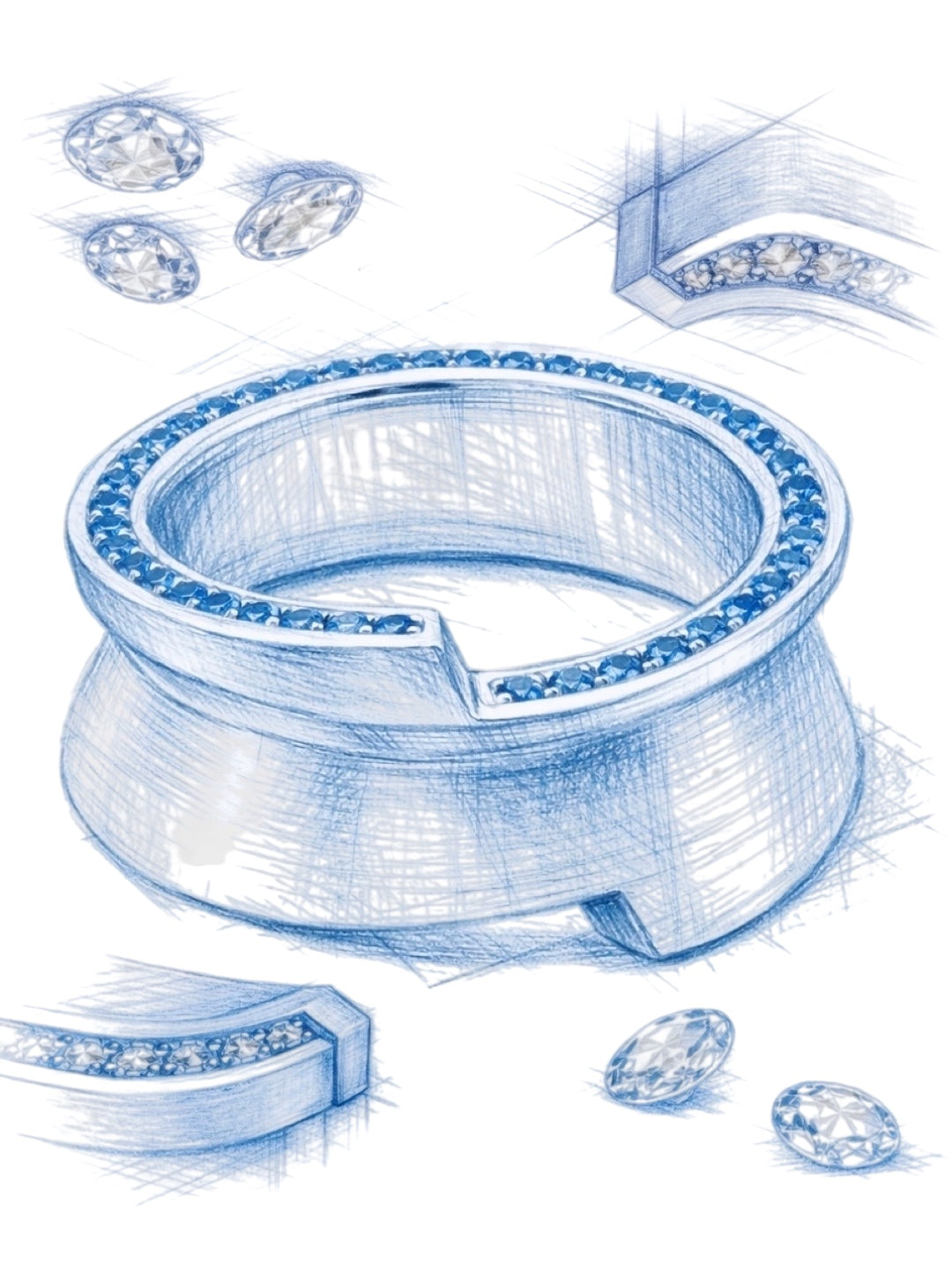 rio pavé ring