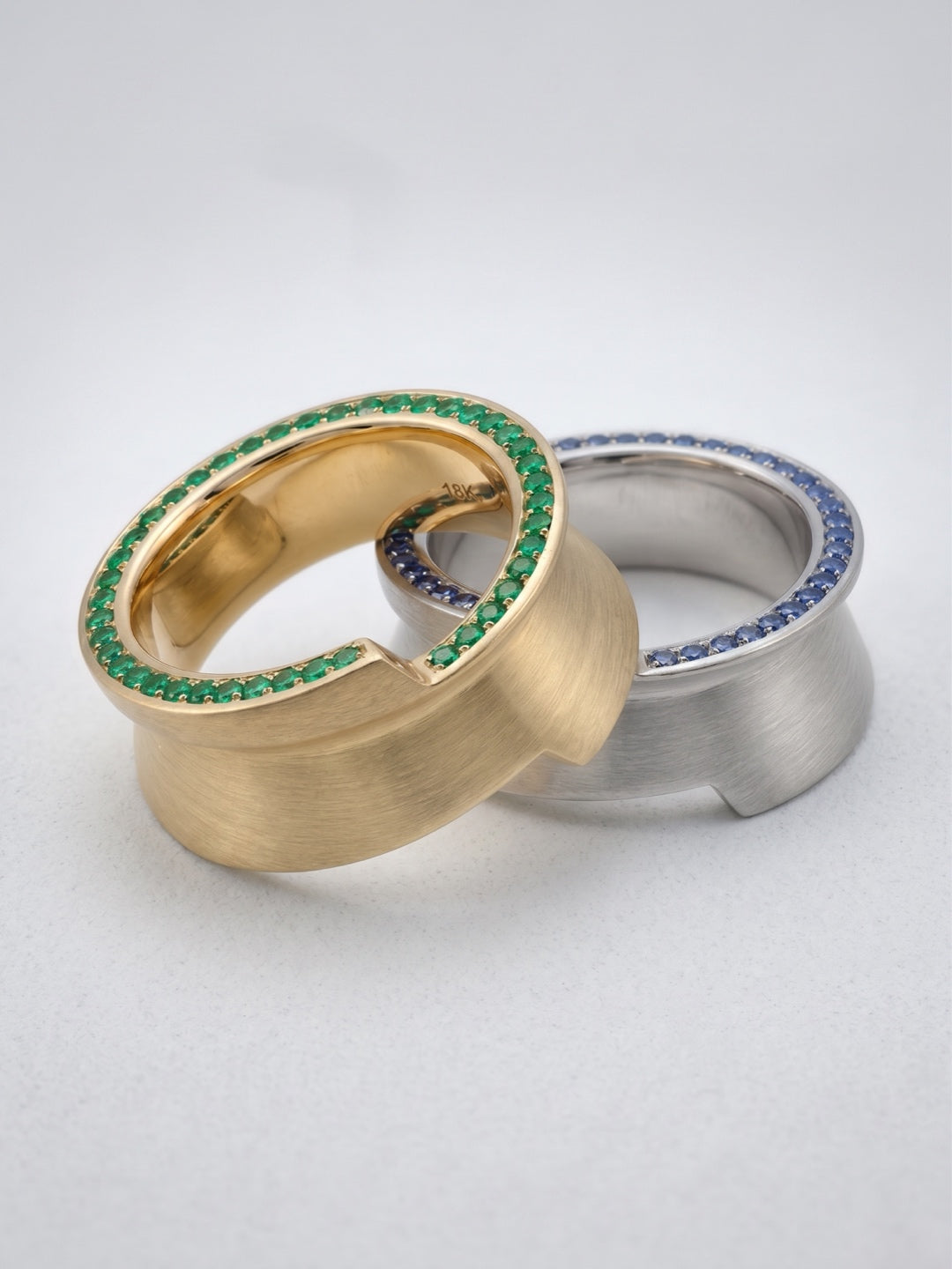 rio sapphire pavé ring