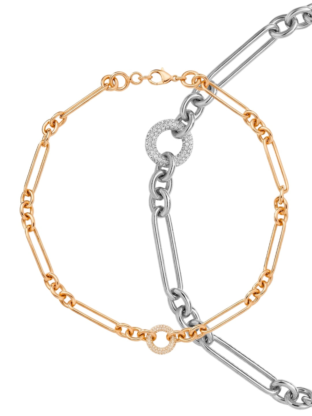 node pavé necklace