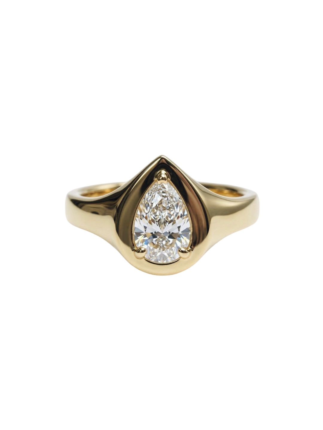 resonance pear ring