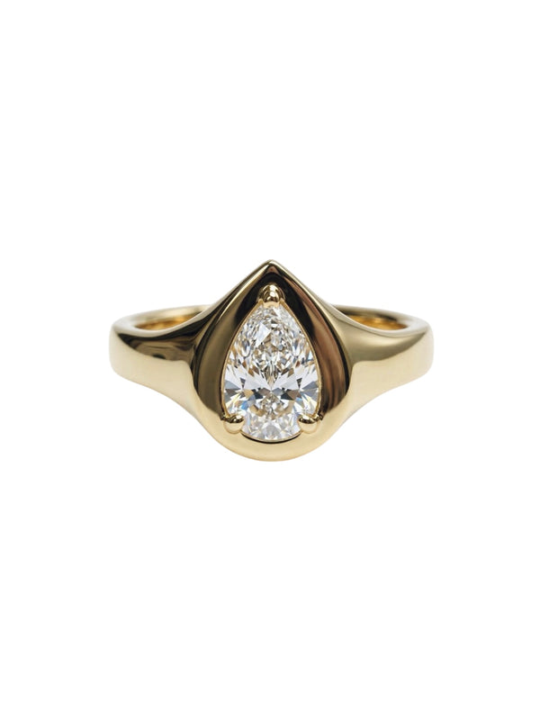 resonance pear ring