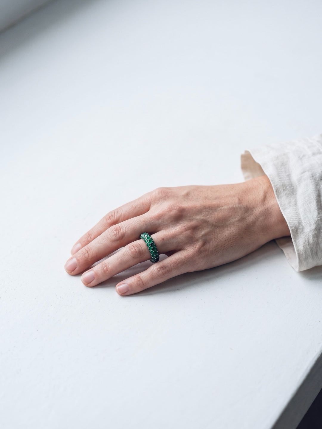 torus pavé ring
