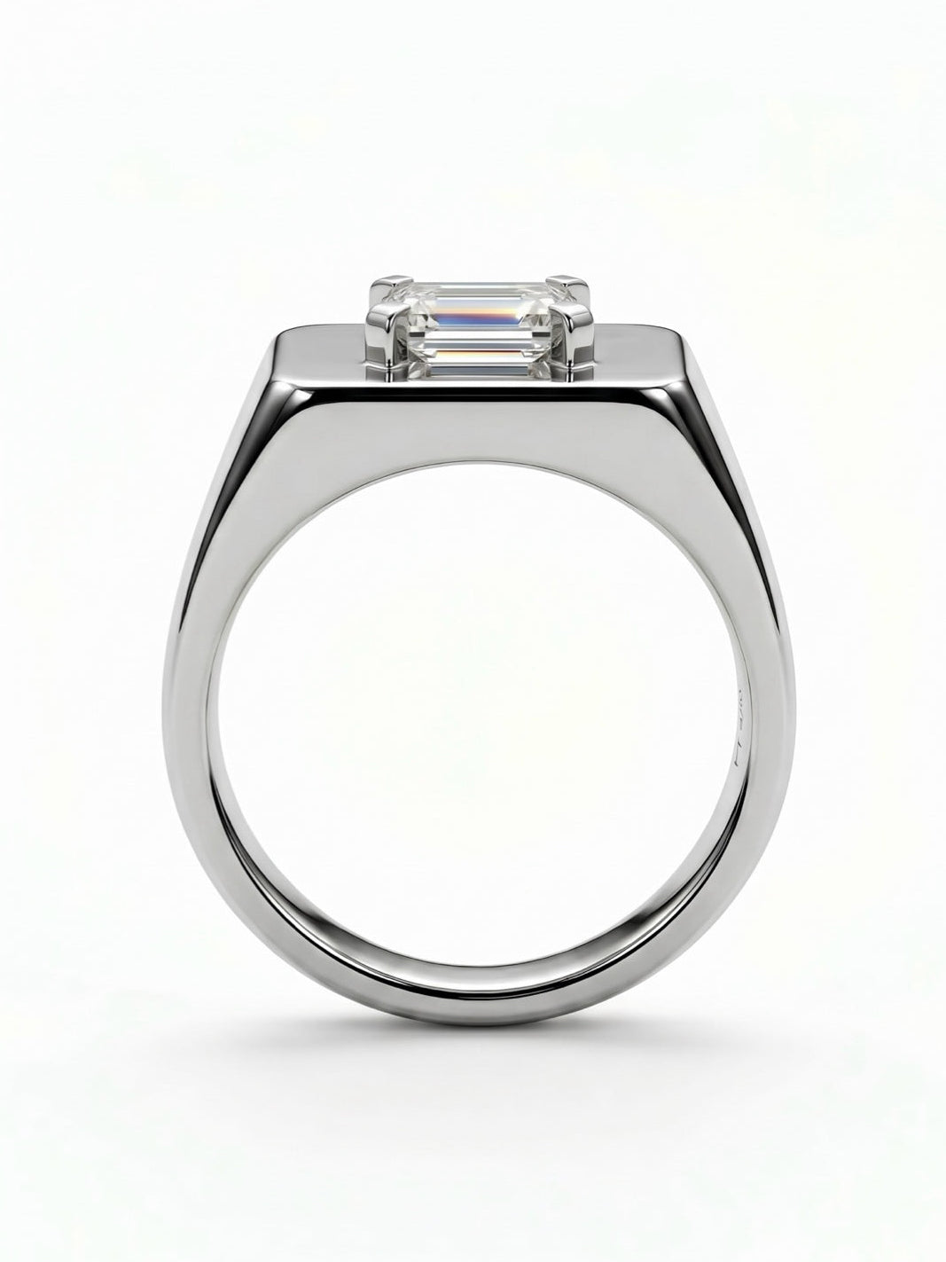 resonance emerald cut ring