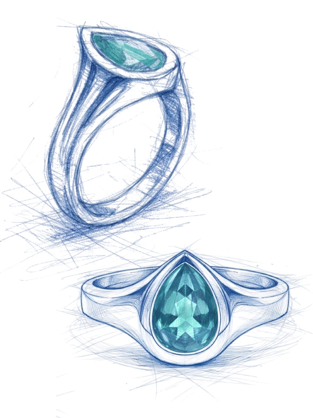 resonance emerald ring